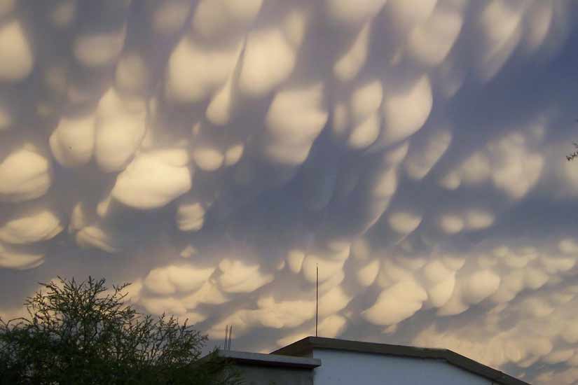 Mammatus clouds, courtesy Cassio Leandro Barbosa.